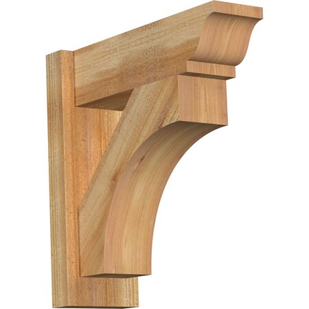 Ekena Millwork Westlake Rough Sawn Traditional Outlooker, Western Red Cedar, 6"W x 18"D x 18"H OUT06X18X18WTL01RWR
